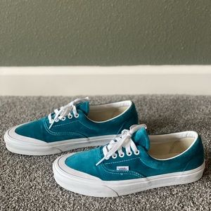 Vans Teal Velvet Lace Up
